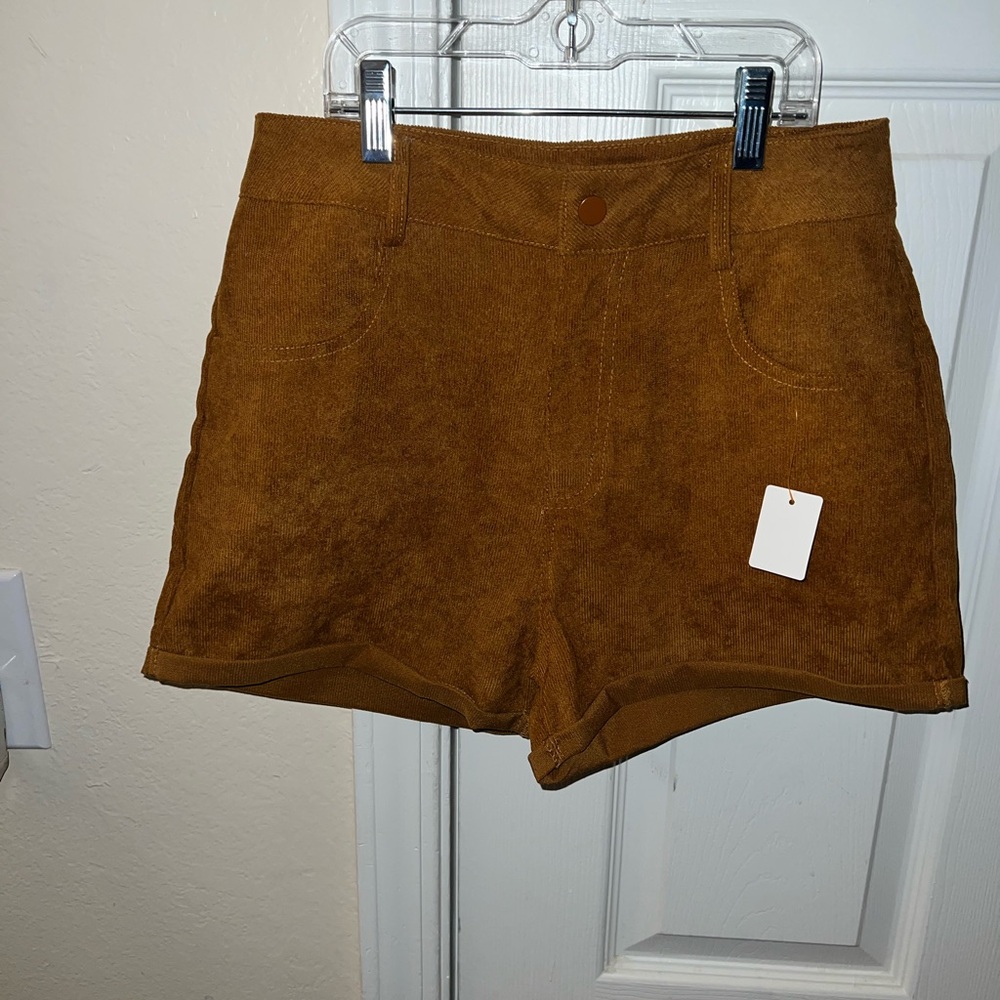 Teddy Brown High Waisted Short